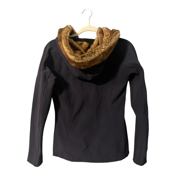 Marmot Womens Navy Blue Furlong Faux Fur Hooded Jacket, Small - Picture 8 of 10